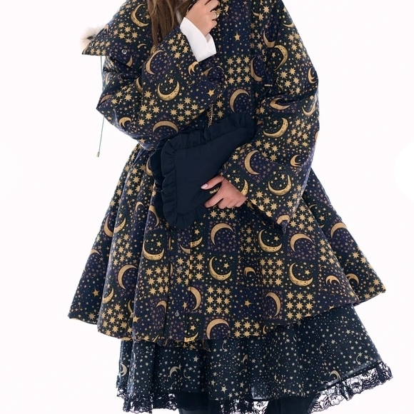 Selkie Jackets & Blazers - Selkie Moon Quilt Astronomer Puffer